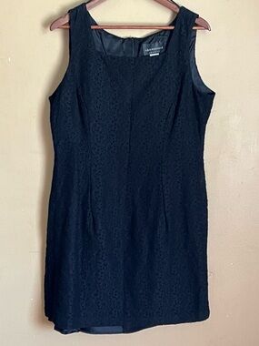 Vintage connected apparel Black Sleeveless Mini Sheath Dress Deadstock